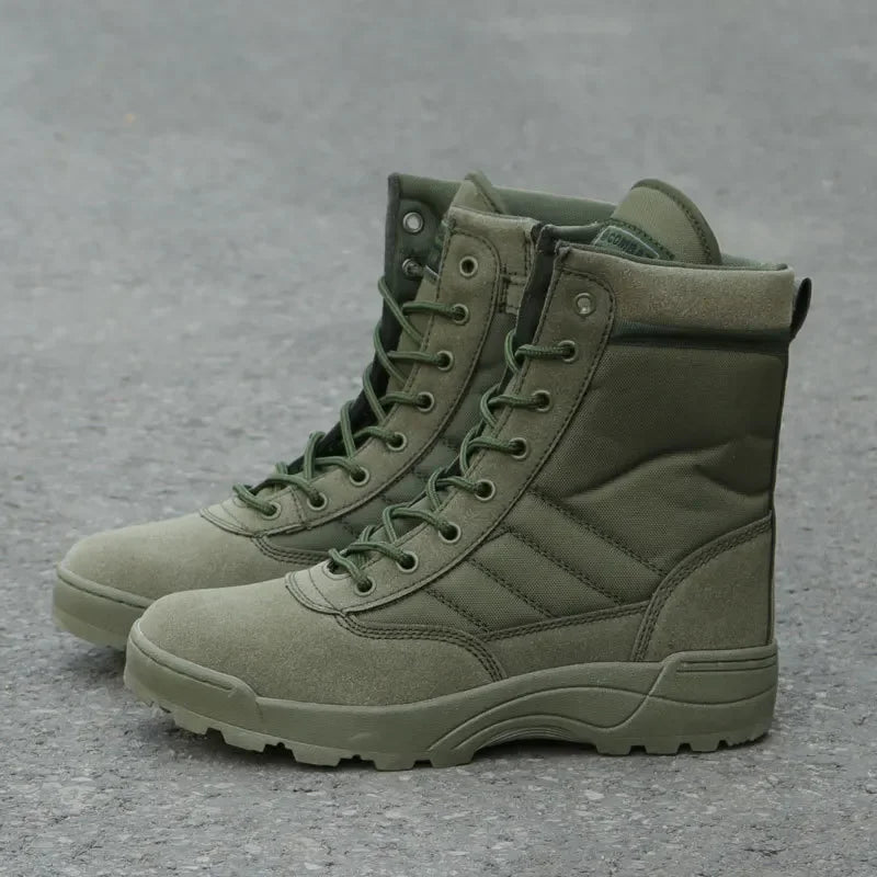 Men’s Tactical Combat Boots – Outdoor Hiking & Work Shoes