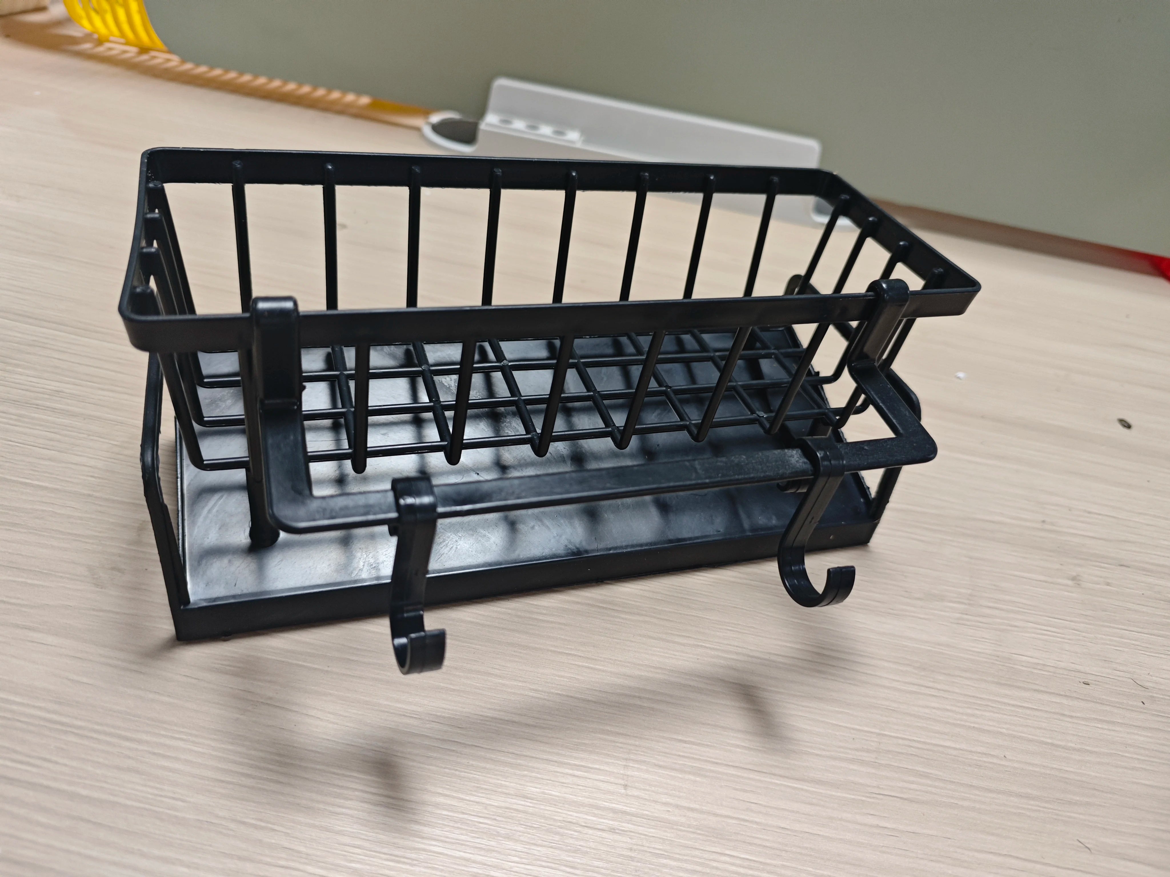 Kitchen Shelf Rag Storage Drainage Shelf No-Punch Storage Rack Home Spice Rack Sink Tap Sink Drainage Rack Kitchen Accessories