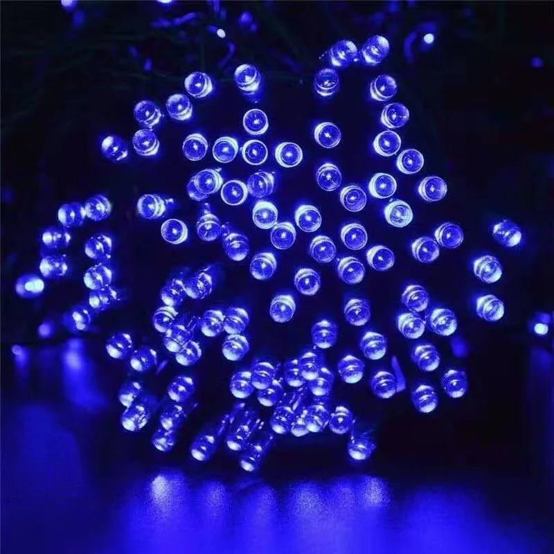 Solar String Fairy Light LED Waterproof Outdoor 5M/12M/22M Garland Street Lamp Festoon Christmas Party For Garden Decor
