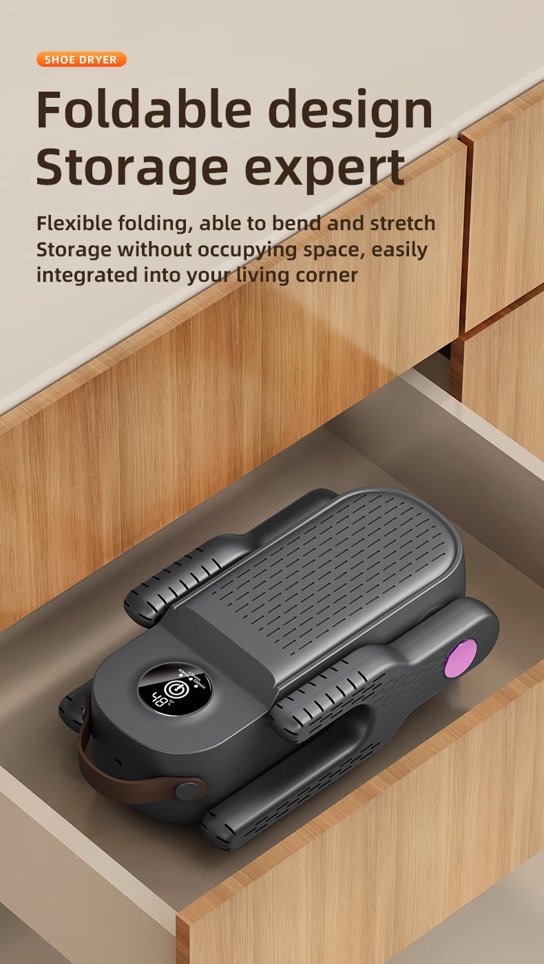 Shoe Dryer Boot Warmer UV Sterilizer Fast Drying Deodorizer Intelligent Timer for Boots Sneakers Home Use Portable Electric