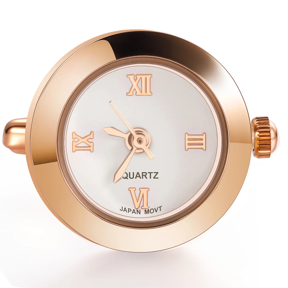 Battery Digital Watch Cufflinks Men's Lepton Real Clock Cufflinks Watch Cufflinks Men's Jewelry