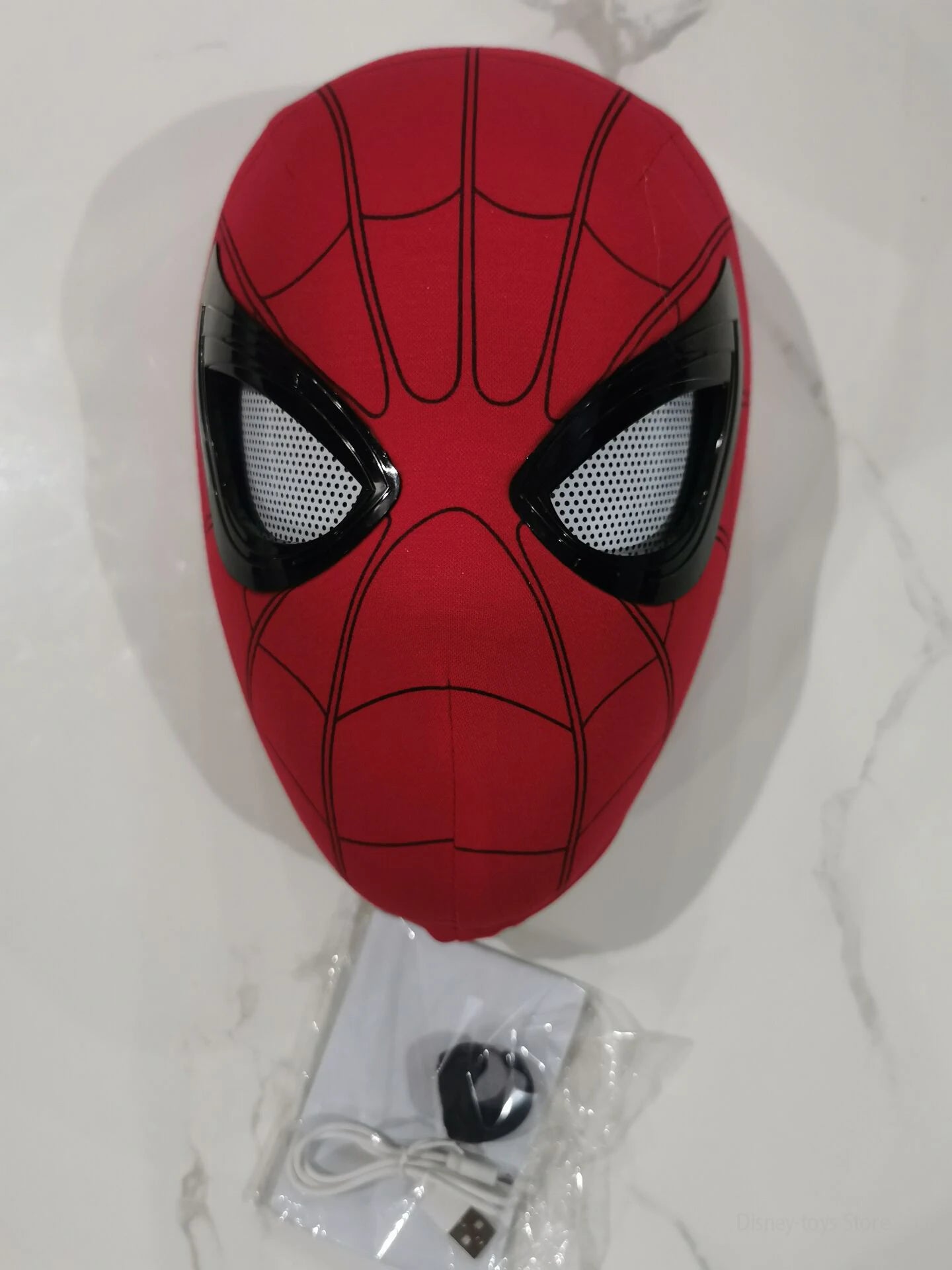 New Spider-man:no Way Home Spider Man Mask Luxury Helmet Rechargeable Remote Eyes Movable Mask Cosplay Decoration Gift Toys
