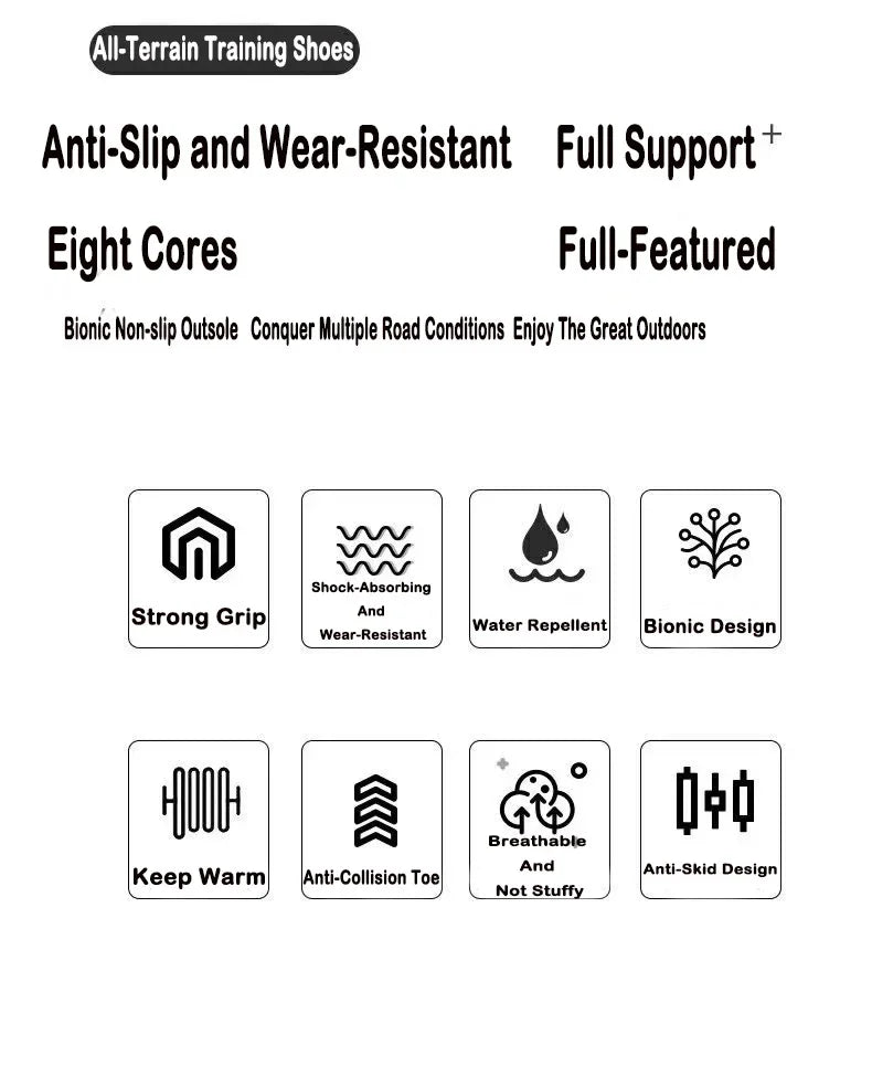 Men’s Waterproof Tactical Combat Boots – Outdoor Hiking & Work