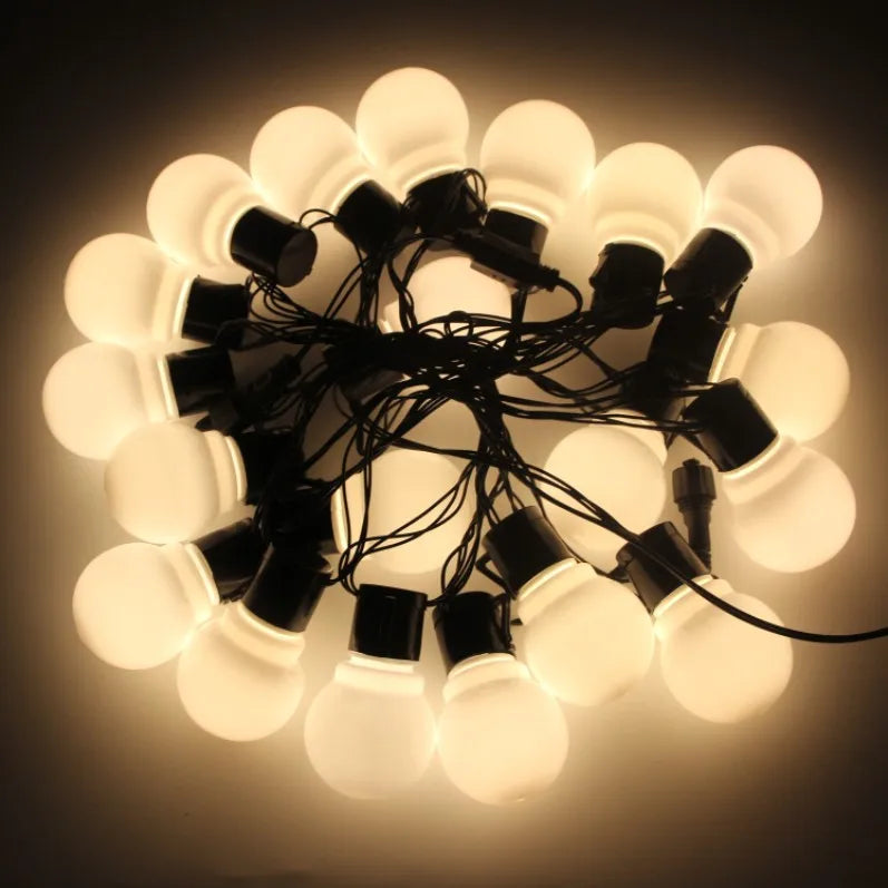 G50 Globe Bulb LED Fairy String Light Outdoor Lights Street Wedding Garden Patio Christmas Decoration Light