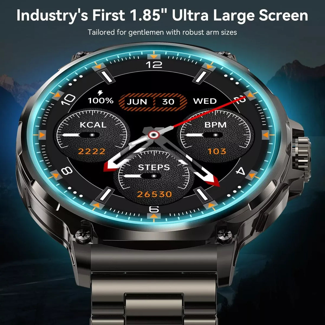 GPS AMOLED Smart Watch with Bluetooth Call