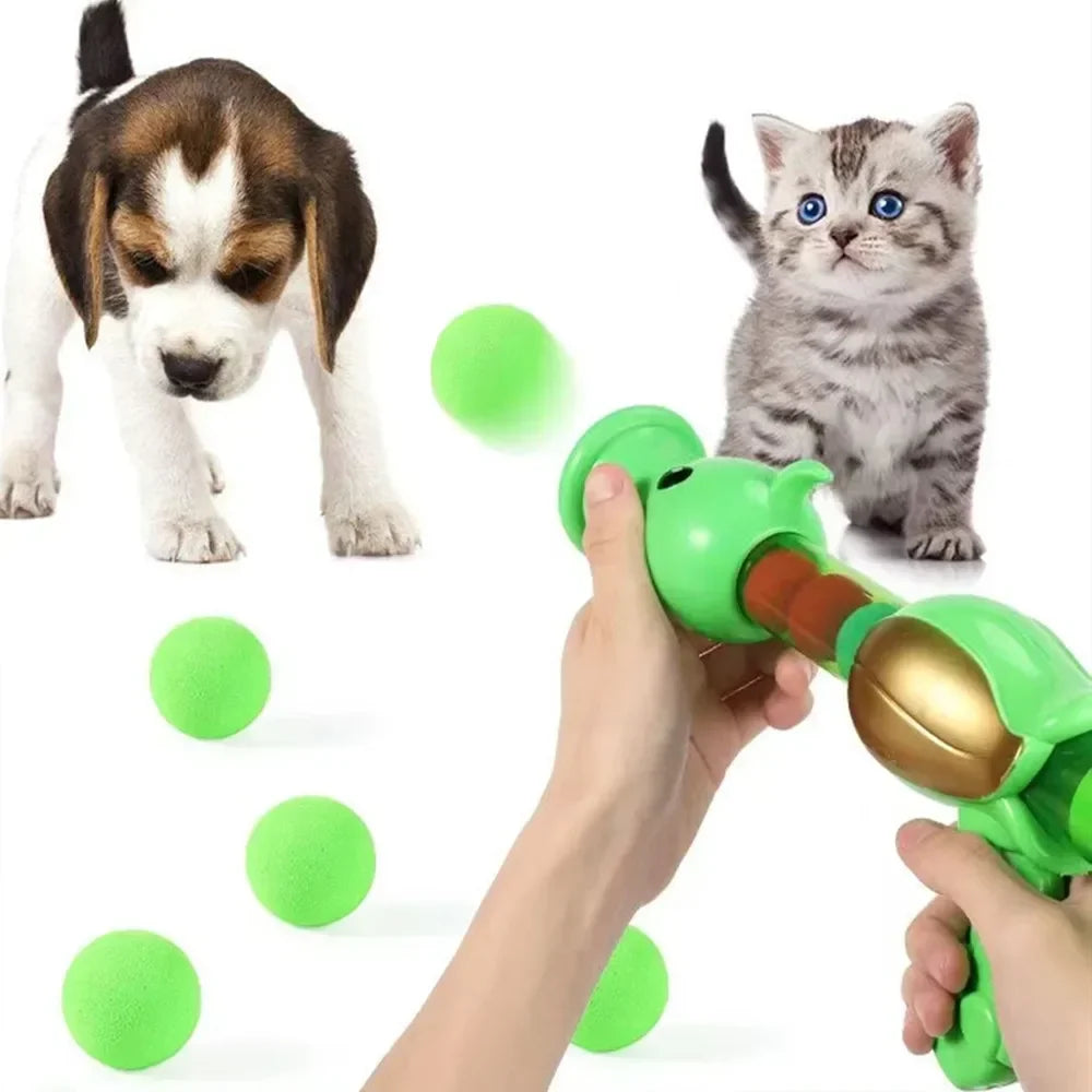 Interactive Cat Toy Ball Launcher – Safe Fun Pet Play