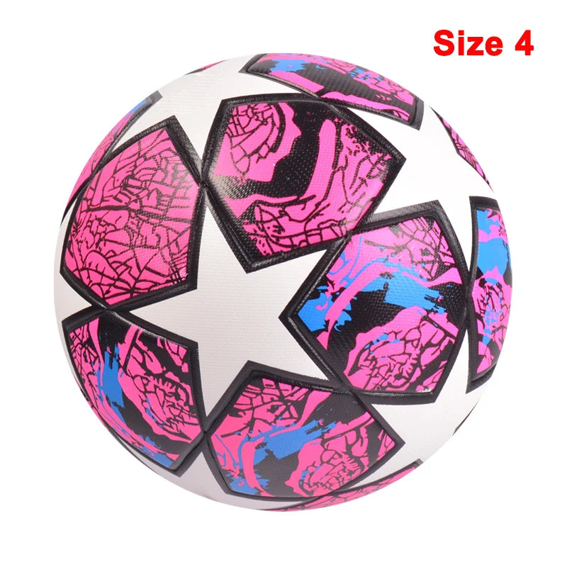 Premium Soccer Ball Size 4 & 5 – PU Seamless Outdoor Football
