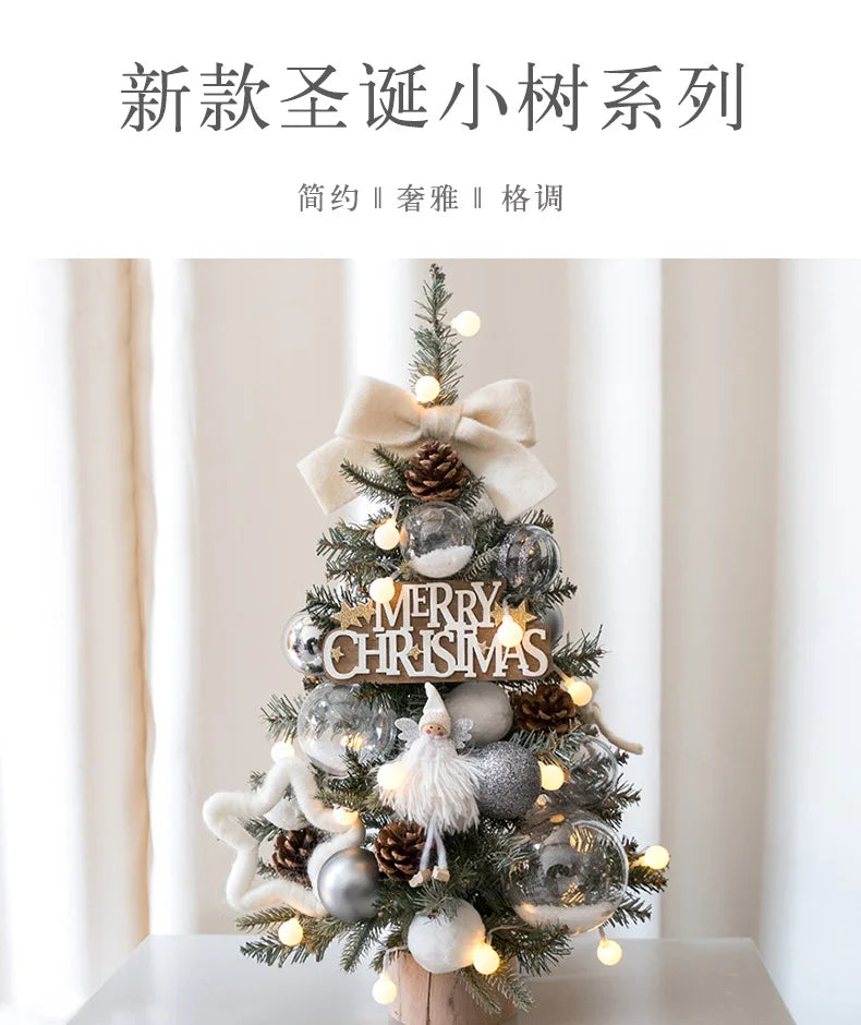 Popular Christmas Decorations DIY Small Christmas Tree 45/60CM Desktop Christmas Tree Ornament Window Decoration