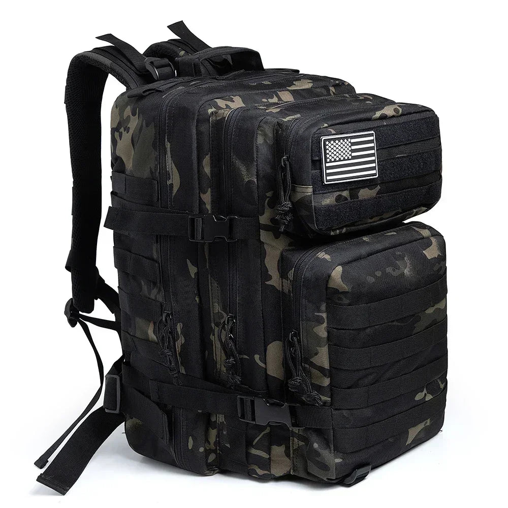 45L Tactical Backpack for Hiking & Outdoor Gear