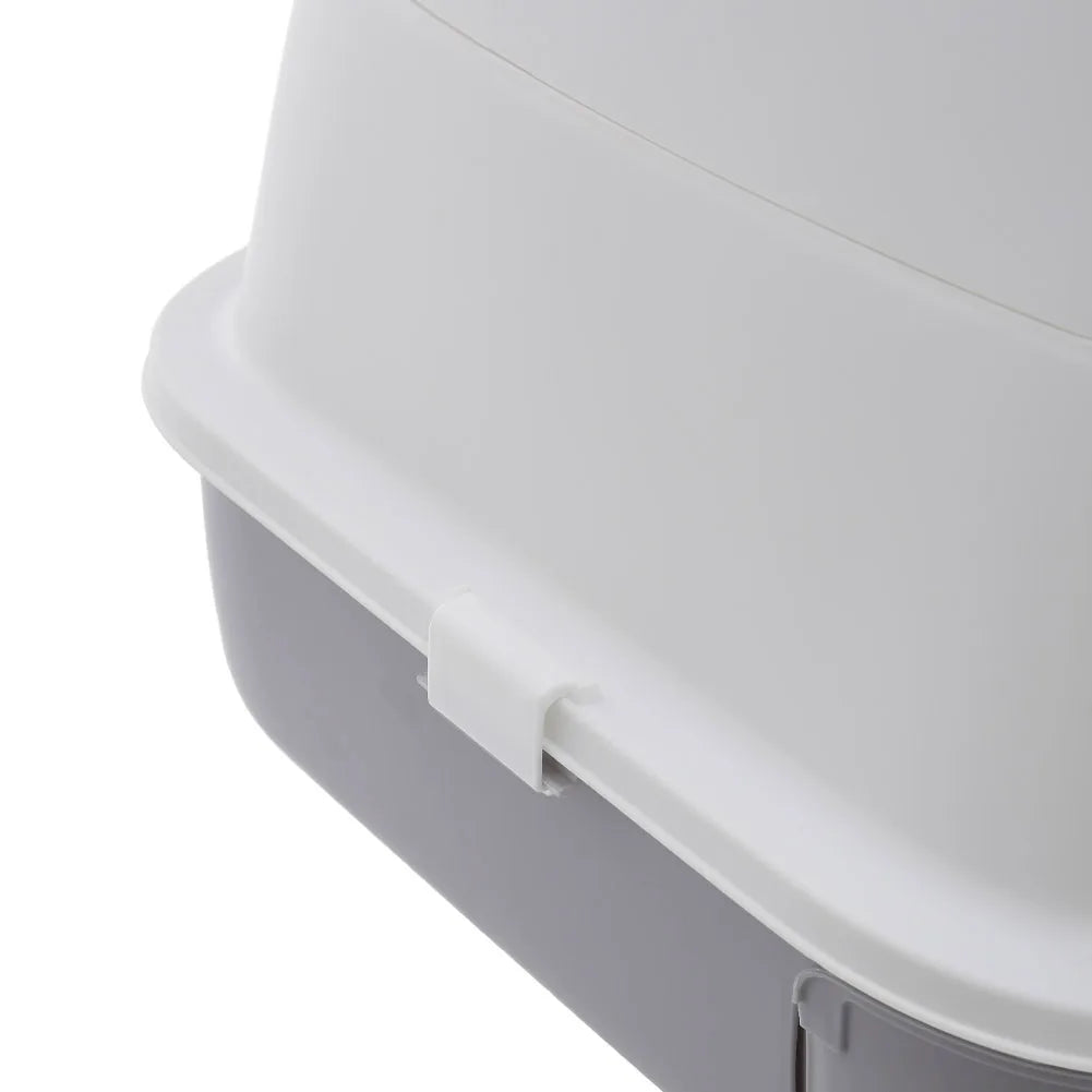 Enclosed Cat Litter Box with Drawer and Scoop
