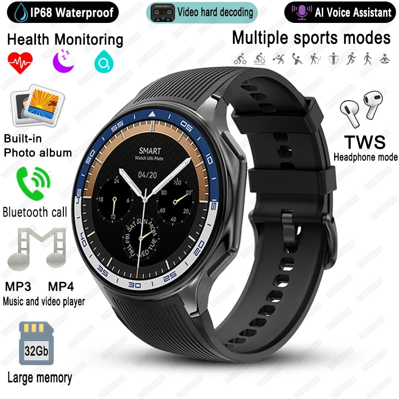 Watch X AMOLED Smart Watch with 32GB & Bluetooth Call