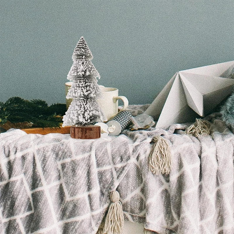 15-30cm Christmas Decoration Xmas Tree Small Cedar Pine for Home Room Decor Party New Year 2024 Navidad Ornaments Accessories