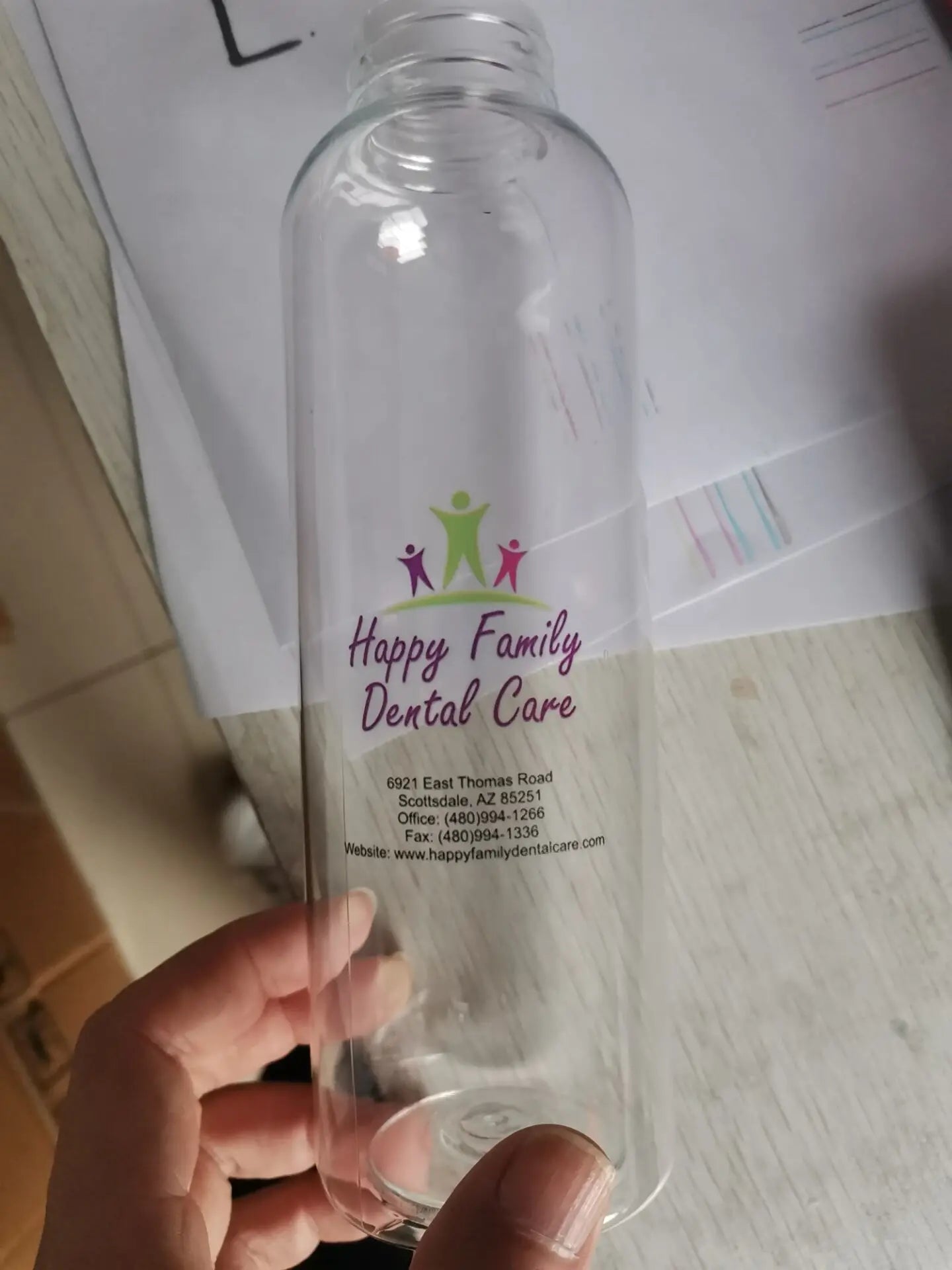 Sports Water Bottles Portable 550ML Personalized Outdoor Safety Plastic Drinking Cup Business Use Birth Gift Customized Logo