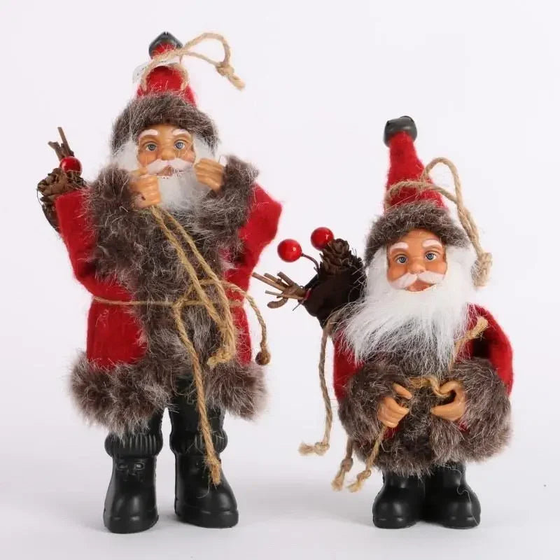 Christmas Santa Claus Doll Toy Tree Hanging Ornaments Decoration Exquisite for Home Xmas