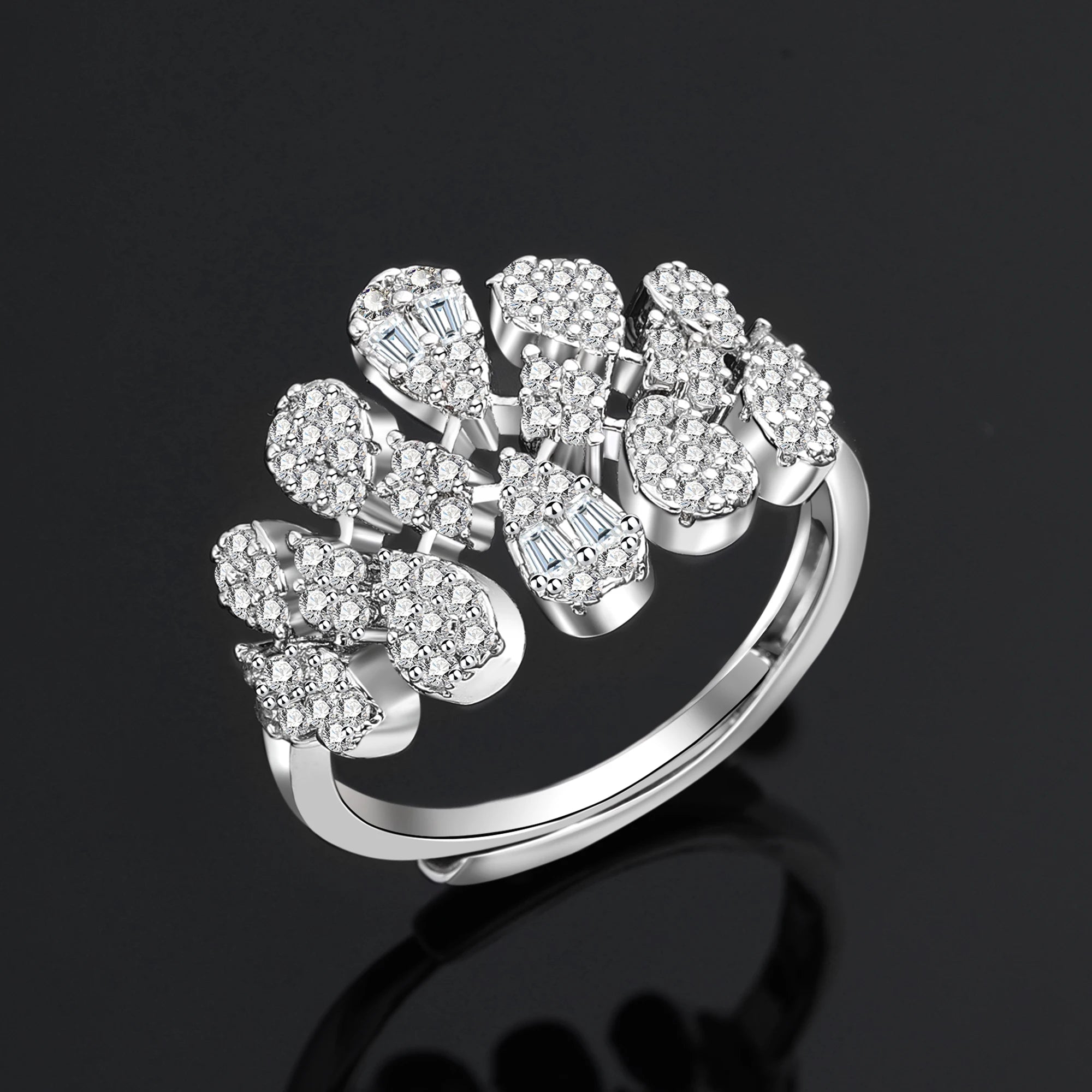 2024 New 4-piece Bride Zirconia Full Set Women's Party Jewelry Set Luxury Dubai Nigeria CZ Crystal Wedding Jewelry Set