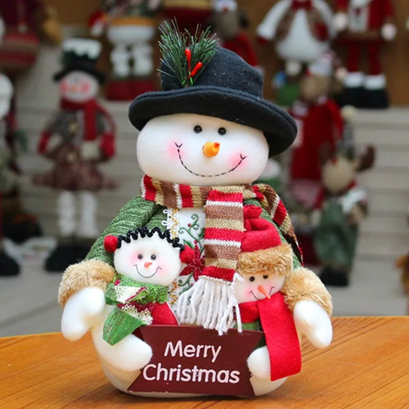 Christmas Decorations For Home Height 30Cm Santa Claus Doll Children'S Gifts Window Ornaments Navidad New Year 2025