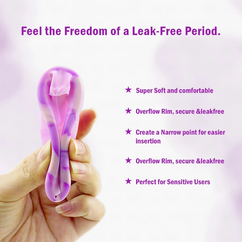 Medical Silicone Menstrual Disc With String Menstrual Cup Period Menstrual Collector Menstruation Disk Women Health Care Hygiene