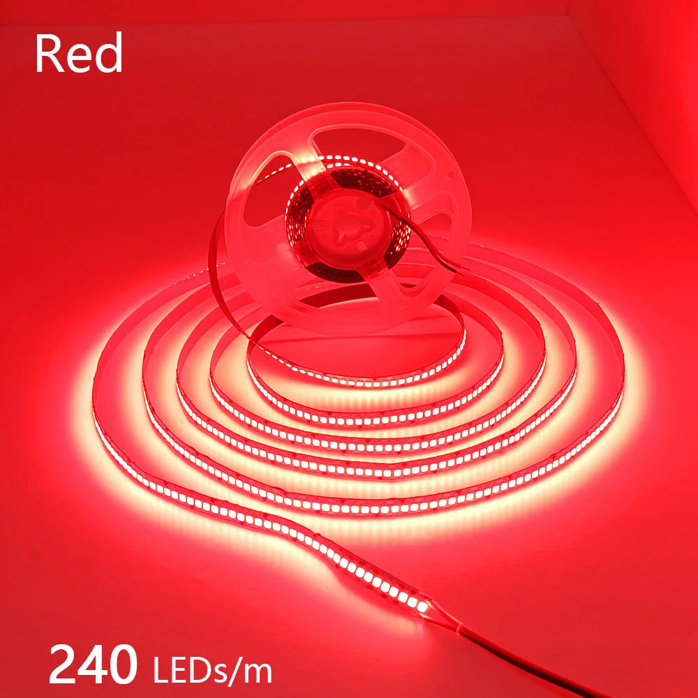 2835 5M 300 600 1200LEDs LED Strip DC12V 24V 120LEDs/m Home Waterproof IP65 Lamp Strip  Flexible And Cuttable Soft Lamp Bar