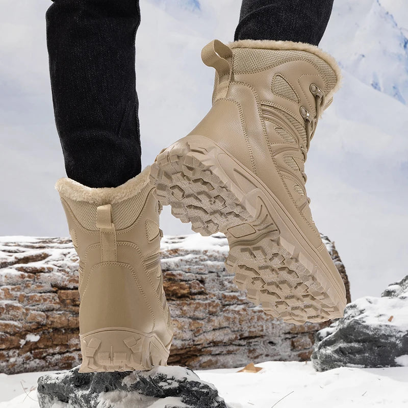 Men’s Waterproof EVA Rain Boots – Non-Slip Winter Snow Shoes
