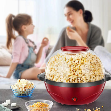 Electric Popcorn Maker 1PC850W Home Healthy Oil-free Children Homemade Snacks Corn Maker Fully Automatic Home Appliances Kitchen