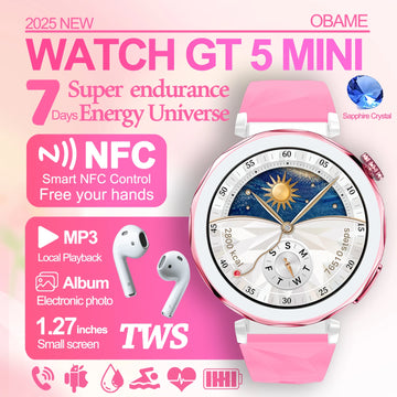 GT5 Mini Smartwatch with GPS NFC & Bluetooth Call