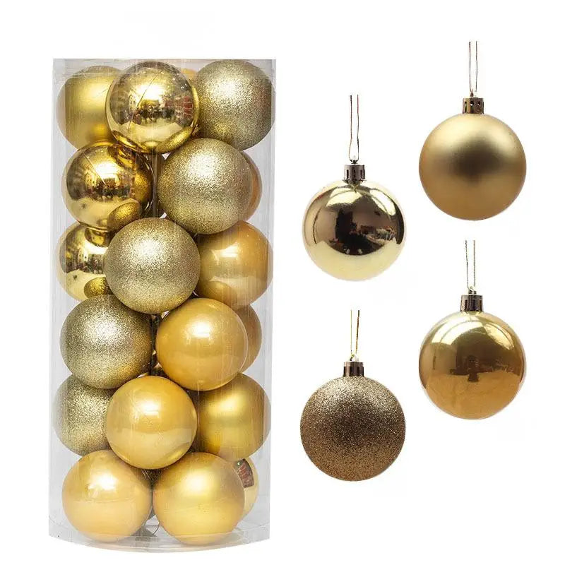 32 Style Christmas Balls Gold Red Christmas Tree Decoration Hanging Bauble Balls Pendant Xmas Party Supplies New Year Gift 2026