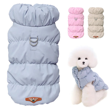 Winter Padded Dog Coat Warm Vest Small Dogs