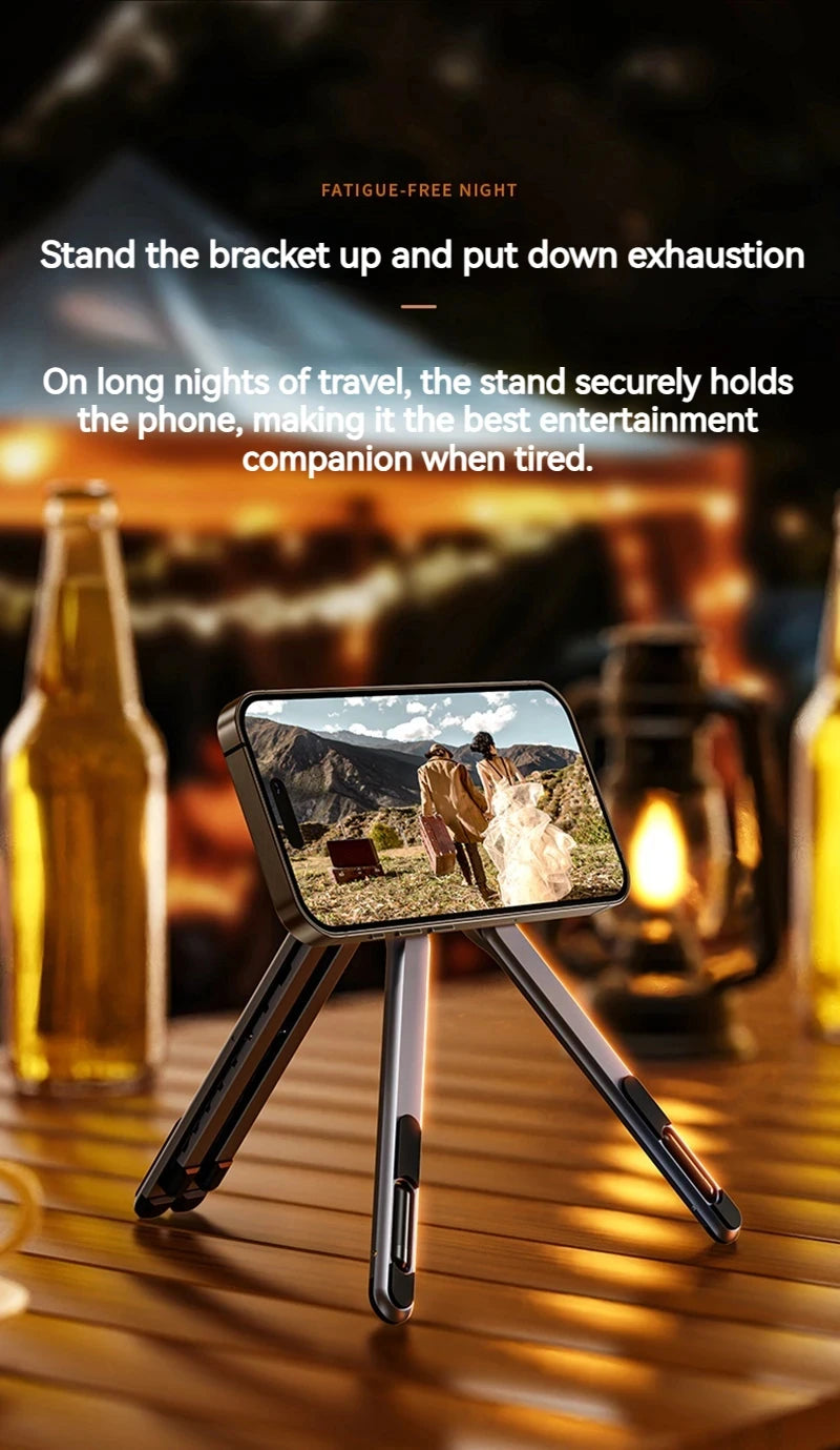 Foldable Aluminum Laptop & Tablet Stand – Portable Adjustable Holder