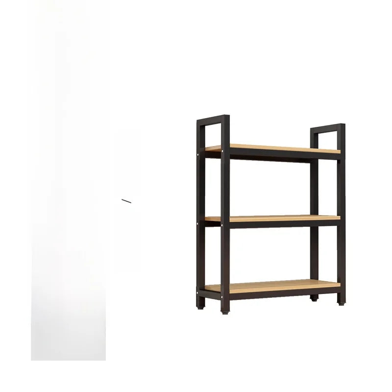 Multi-Layer Storage Ra Display elf Small Ornament Stand Iron Frame Floor-Mounted Balcony Storage Organizer Kitchen Accory