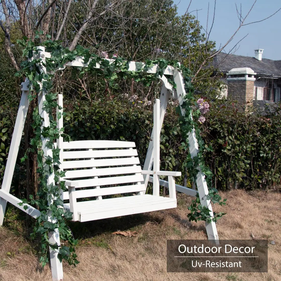 3/6PCS Artificial Vines Ivy Garland 6Ft Fake Vine Leaves Ivy Faux Hanging Plants for Indoor Outdoor Home Wall Wedding Room Decor