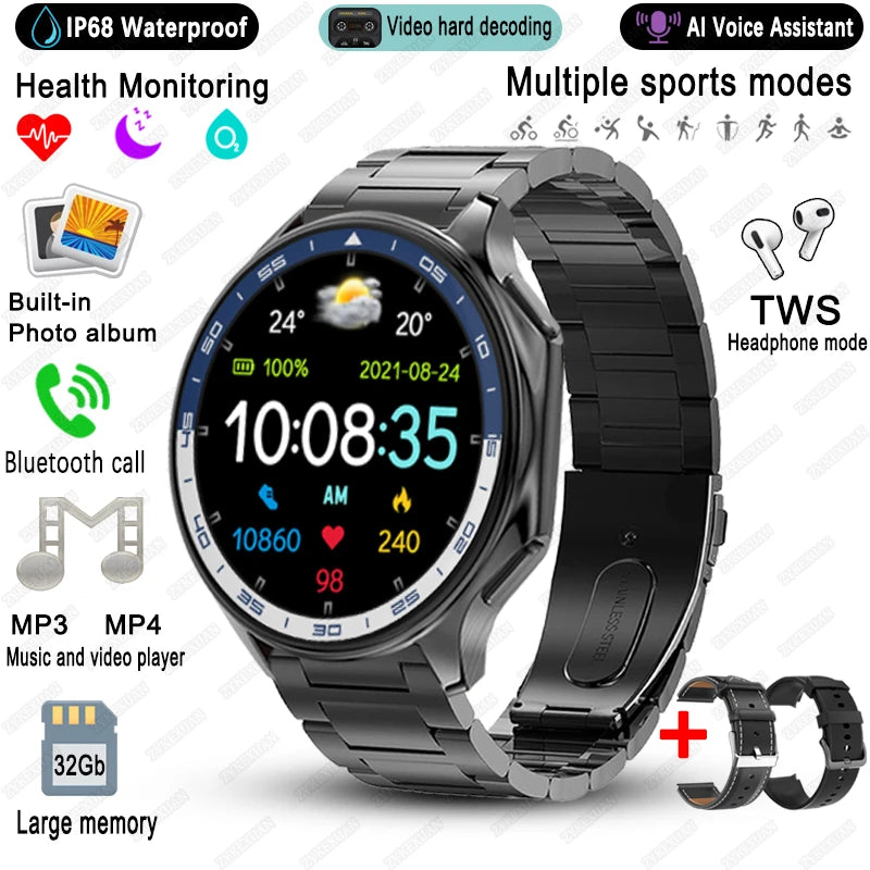 Watch X AMOLED Smart Watch with 32GB & Bluetooth Call