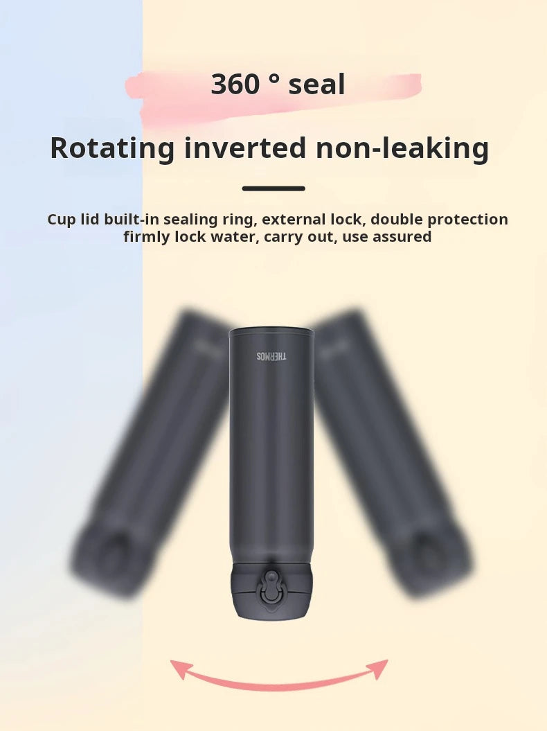 THERMOS Stainless Steel Vacuum Bottle – 350/500ml Hot & Cold