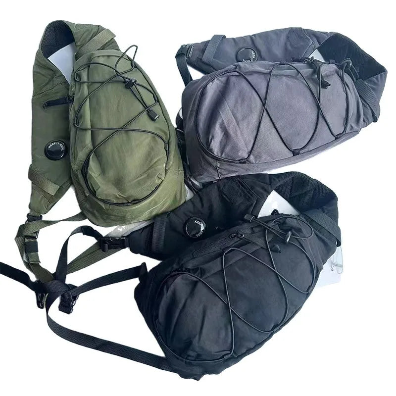 Lightweight Nylon Crossbody Bag Large Capacity Unisex