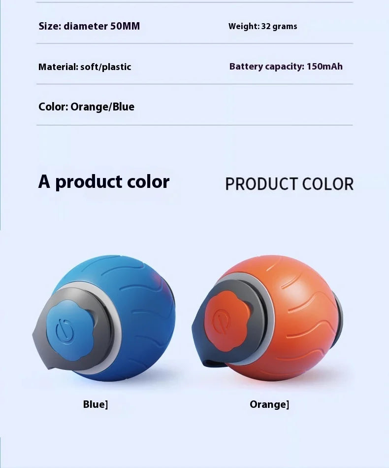 Smart Interactive Cat Toy Ball with Tail