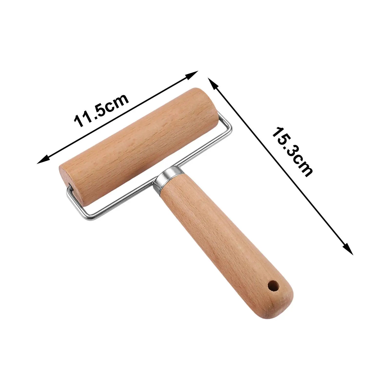 Dough Roller Tools Roller Stick Pastry Roller Cooking Handmade Handheld Rolling Pin for Home Crust Pie Pizza French Fondant