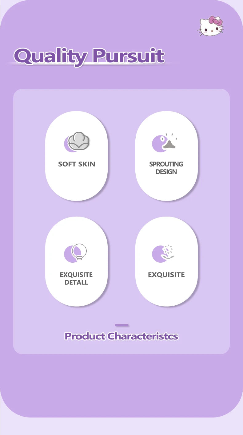 Sanrio Hello Kitty Cinnamoroll Anime Cute Cats Children Stuffed Toys Plush Toys Kawaii Baby Birthday Party Gifts Dolls For Girls