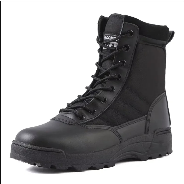 Men’s Tactical Combat Boots – Outdoor Hiking & Work Shoes