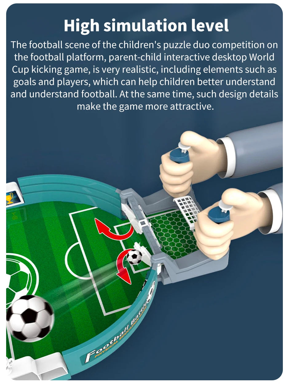 Children's Soccer Sport Toys Table Football Sets Family Party Ball Games Interactive Indoor Outdoor Educational Toy for Boys