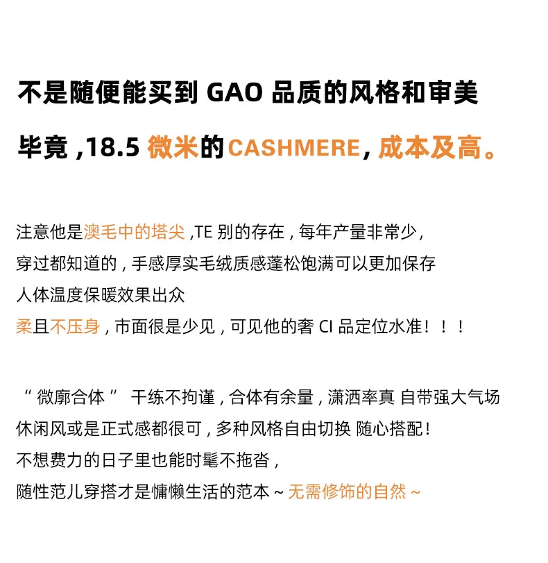 Ladies' 100% cashmere thick double-sided extended coat, classic, versatile and fashionable for business and leisure