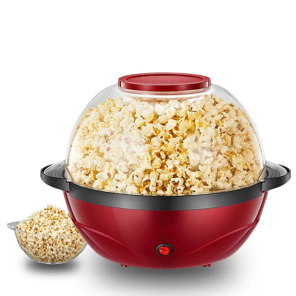 Electric Popcorn Maker 1PC850W Home Healthy Oil-free Children Homemade Snacks Corn Maker Fully Automatic Home Appliances Kitchen