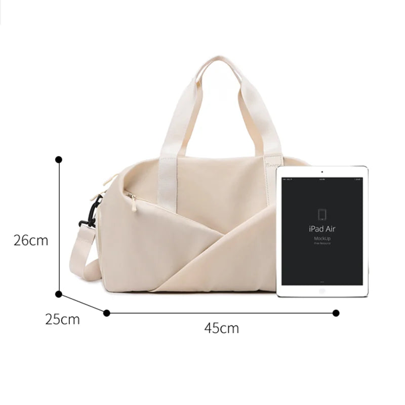Large capacity leisure travel bag, short distance business travel handbag, lightweight and simple luggage bag, fitness bag