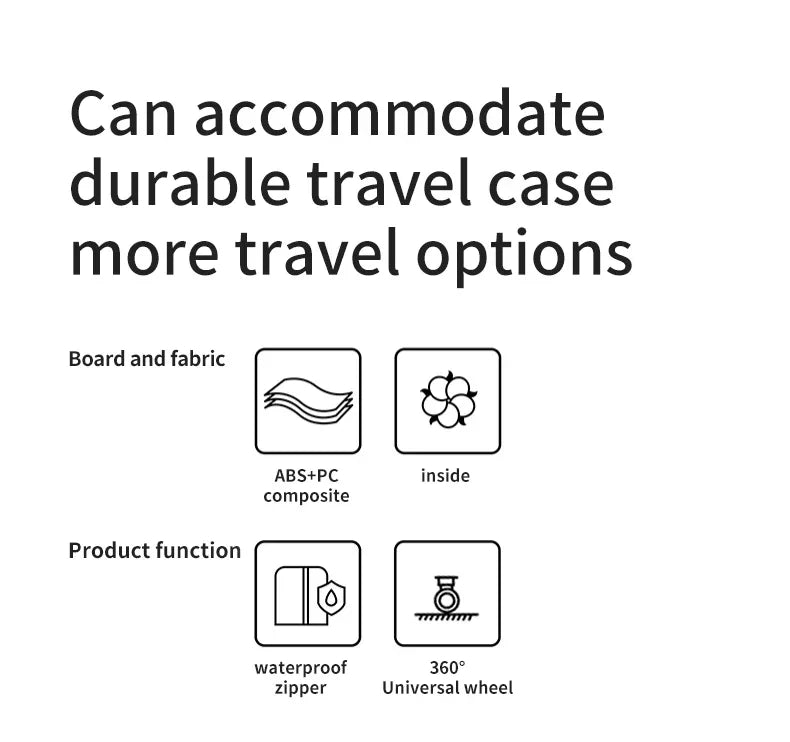 Aluminum Alloy Carry-On Luggage with Cup Holder Spinner Case