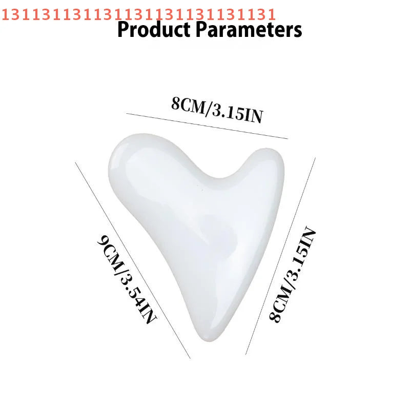 Skin Care Beauty Health Massager Tool High Silicon Glass Gua Sha Board Facial Scraper Plate for Face Body Neck Leg
