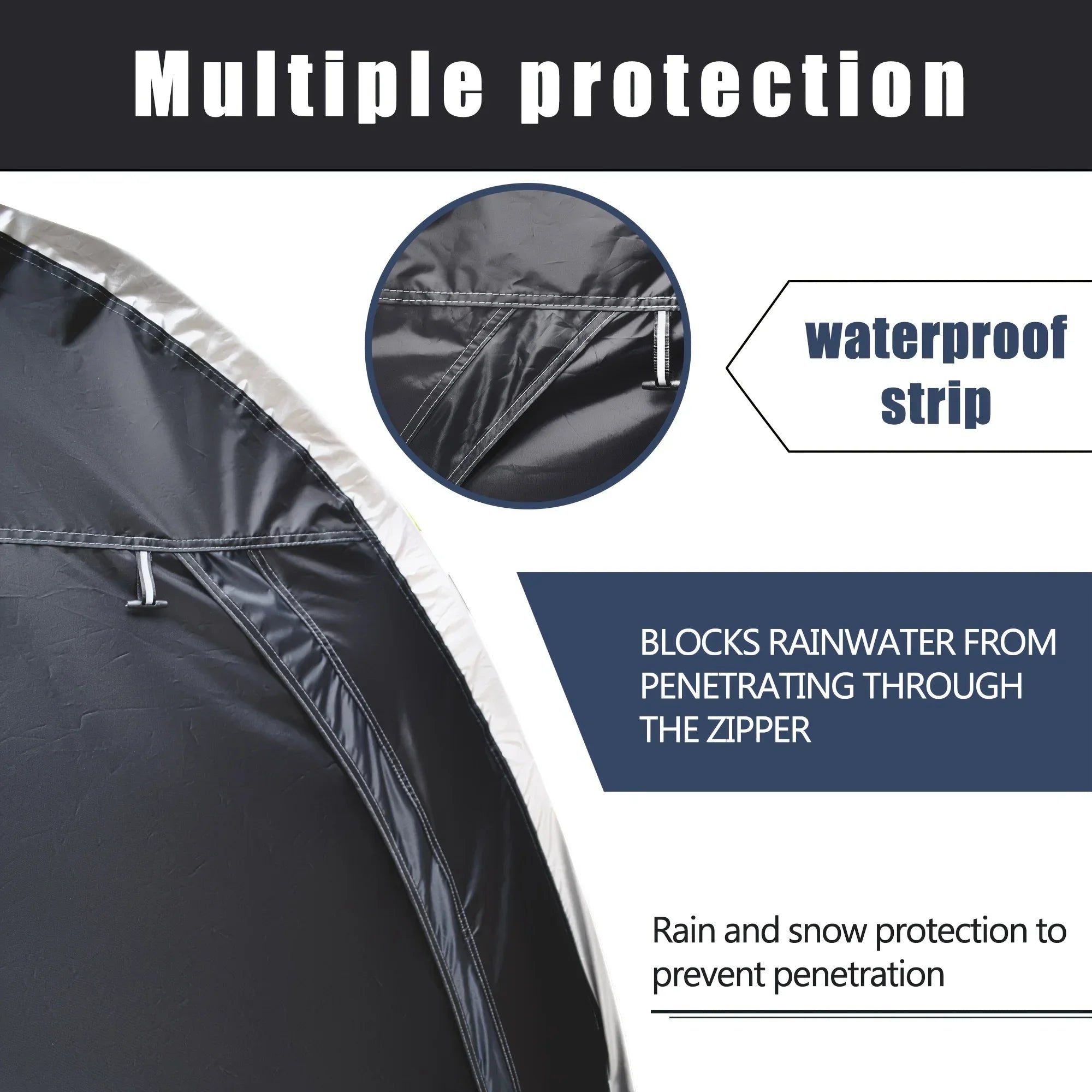 Waterproof Bike Storage Tent for 2–4 Bikes