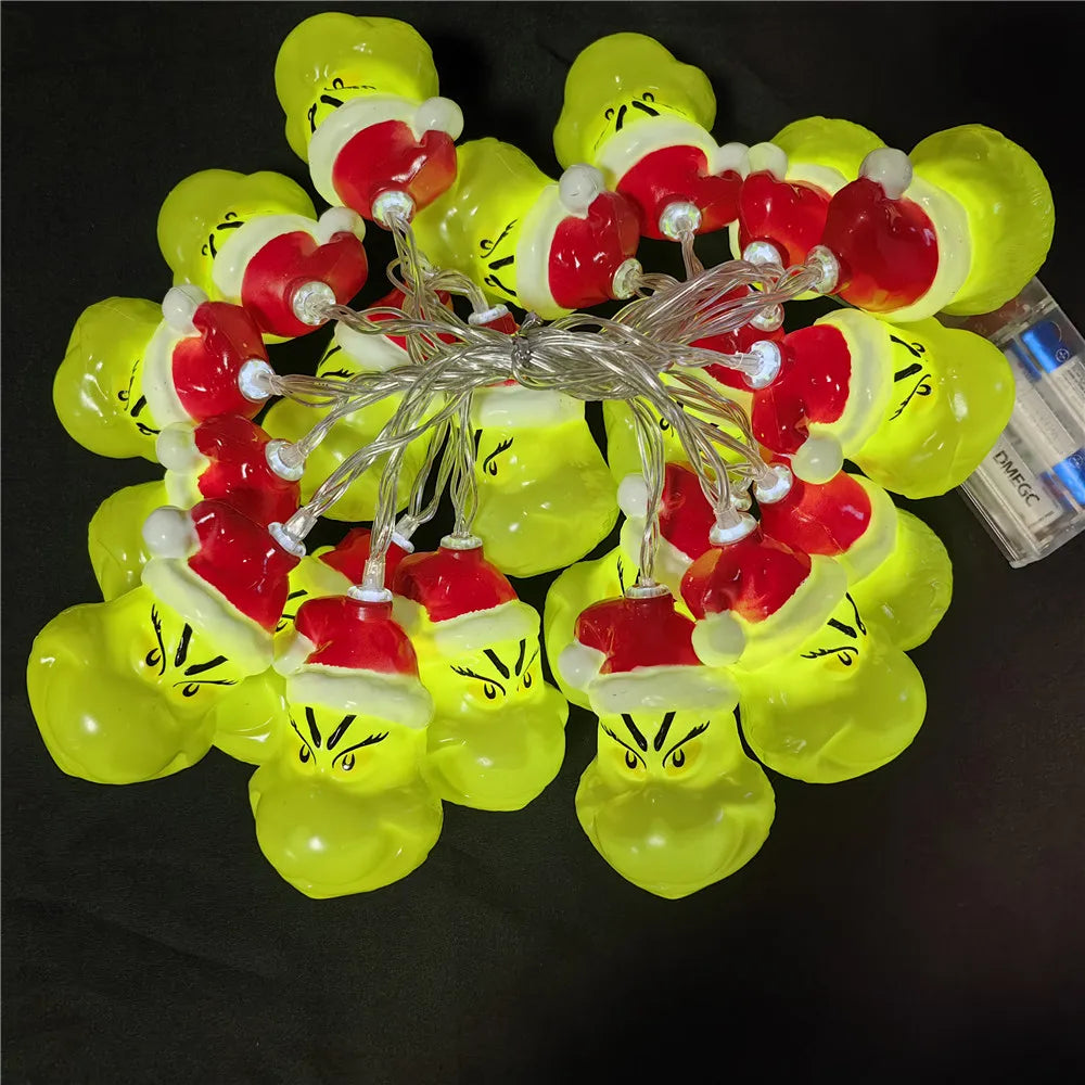 Christmas LED Lights String Lights Decorations for Tree Home Garden Indoor Outdoor Beads Halloween Day Holiday Decorations