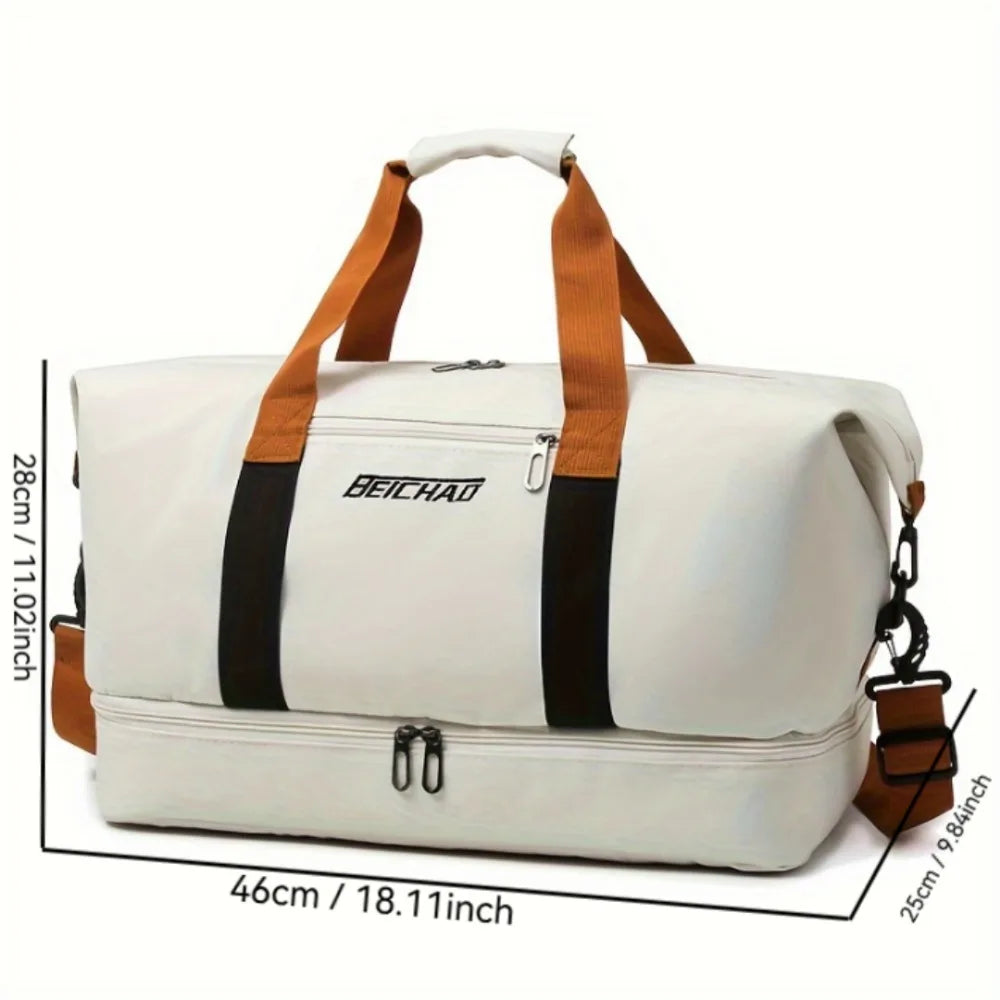 Large Capacity Luggage Bag, A Good Helper for Travel and Boarding Storage, Fashionable and Practical At The Same Time