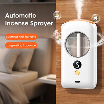Mini Smart Aromatherapy Diffuser  Air Purifier Freshener Deodorizer Auto Sprayer Essential Oil for Desktop Toilet
