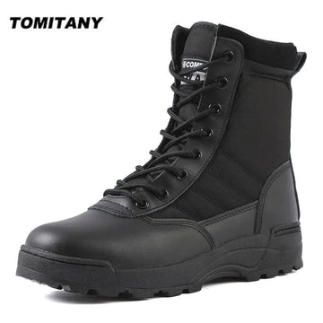 Men’s Tactical Combat Boots – Outdoor Hiking & Work Shoes