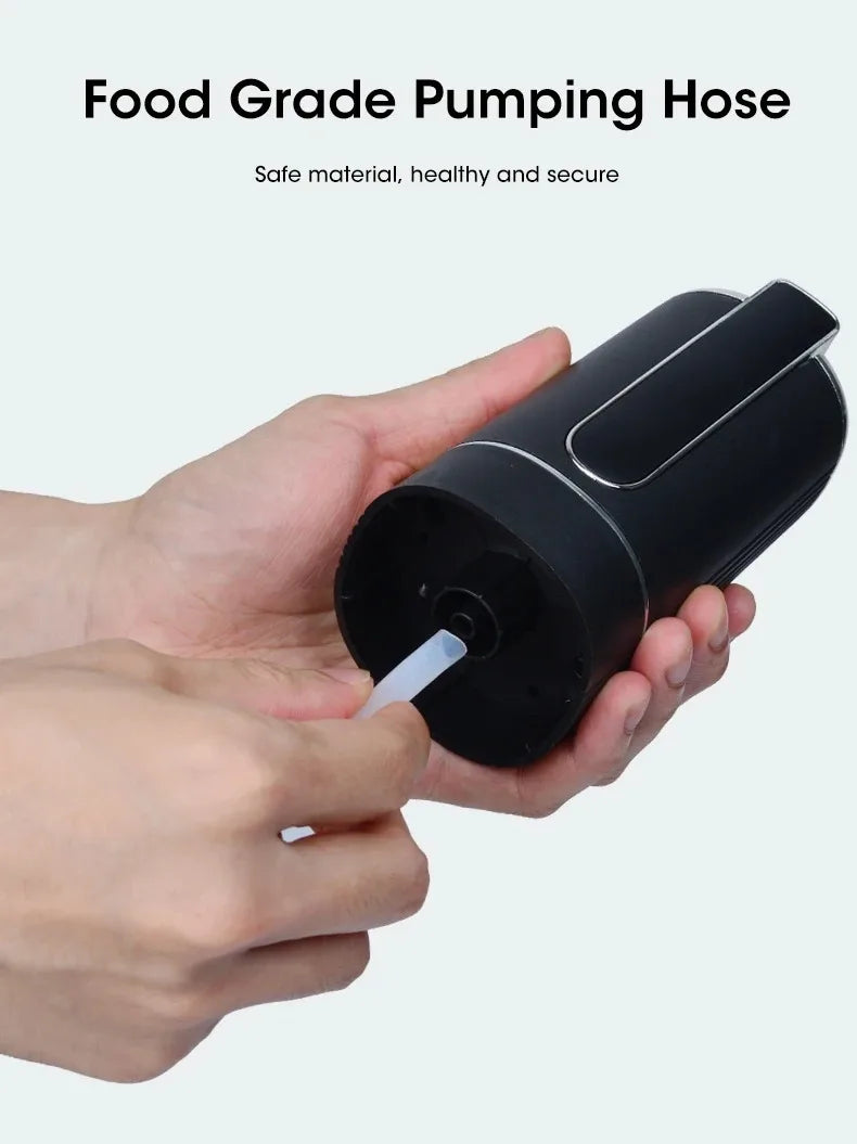 Foldable Water Dispenser Pump Handheld Portable USB Rechargeable Electric for Bottle Jug No Spill Quick Flow Desk Travel Camping