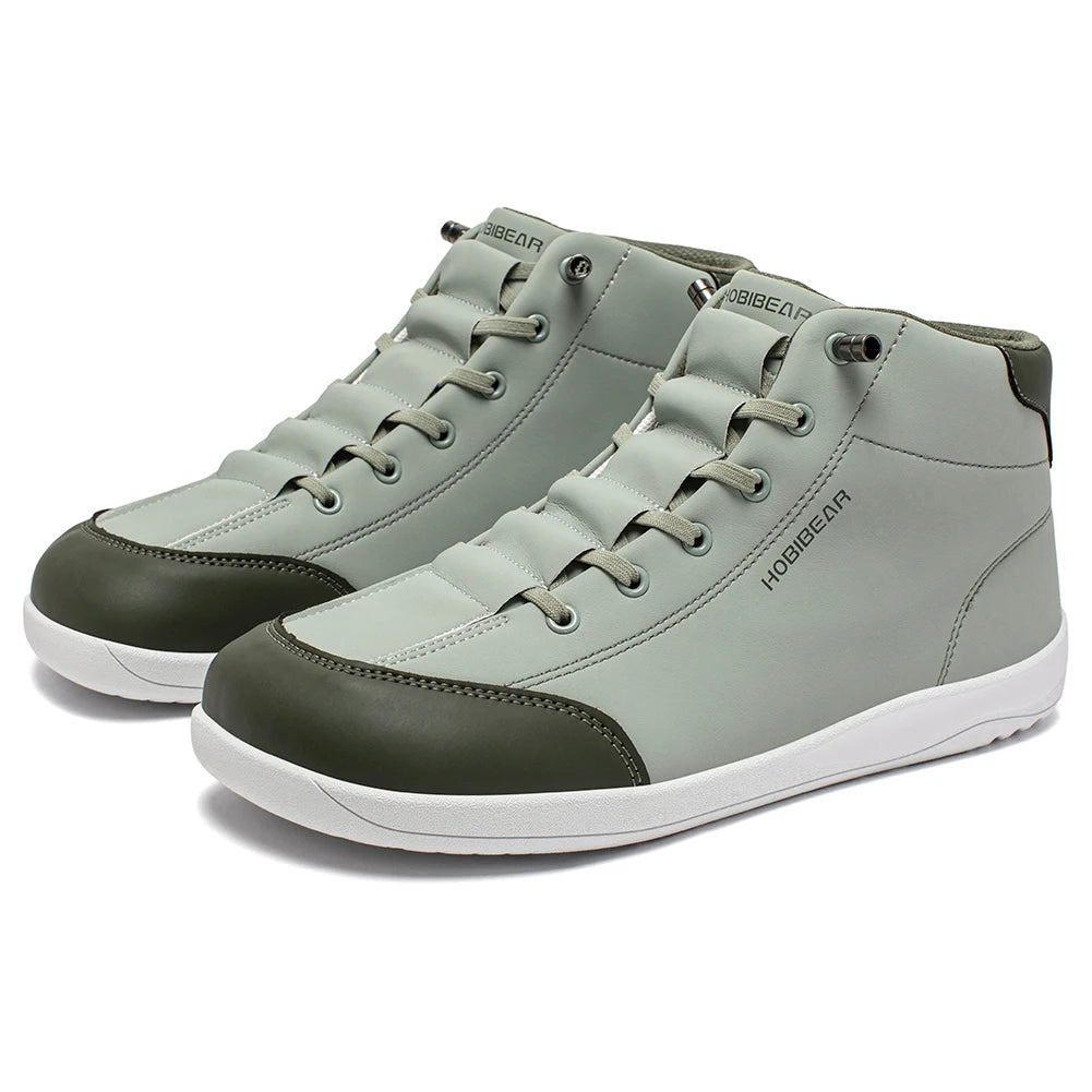 HOBIBEAR Mid-Top Barefoot Shoes – Wide Toe Non-Slip Casual Outdoor Sneakers